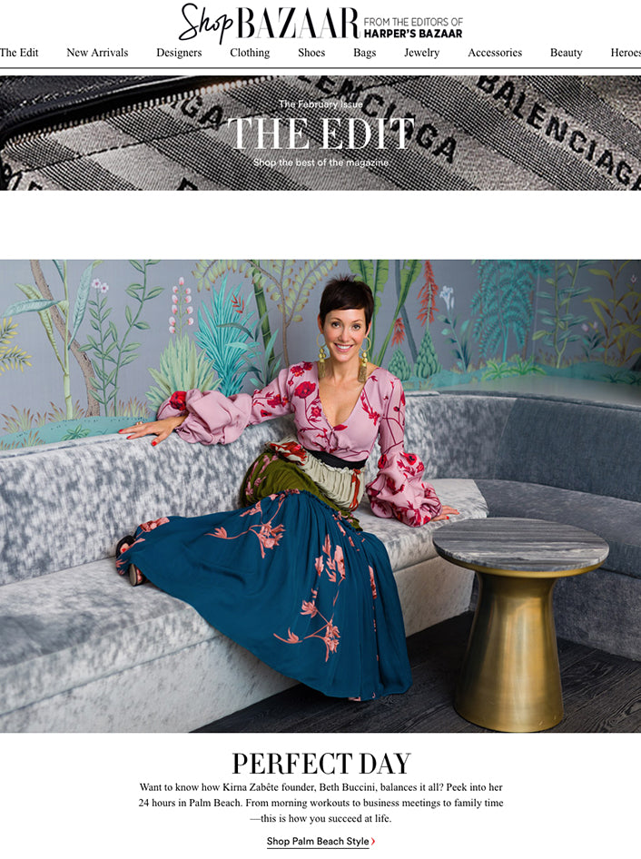 Harper's Bazaar - Beth's Perfect Day