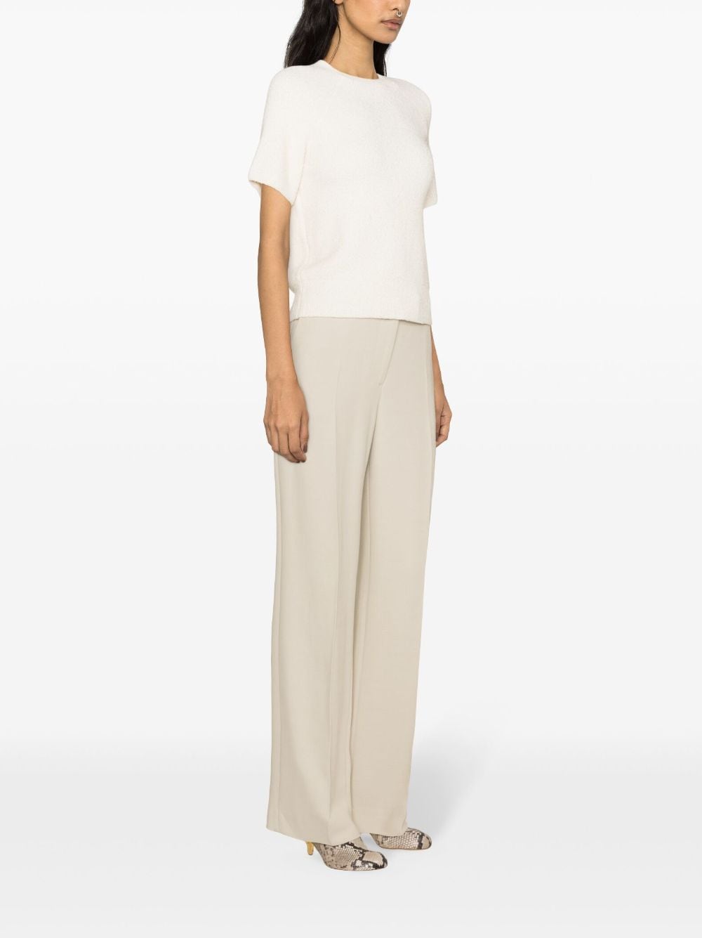 Raglan-sleeve Terry Knit