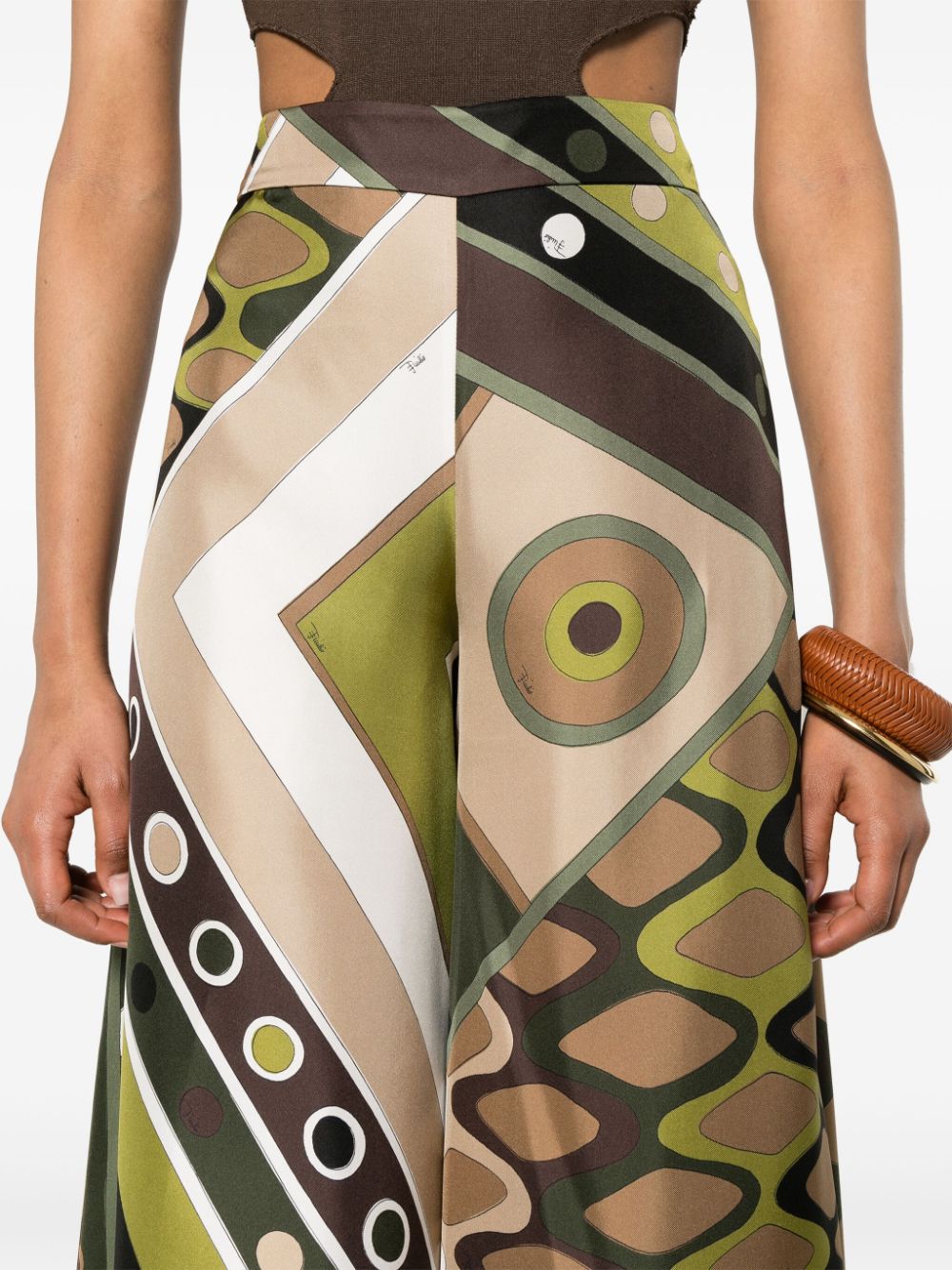 Vivara-Print Palazzo Pants