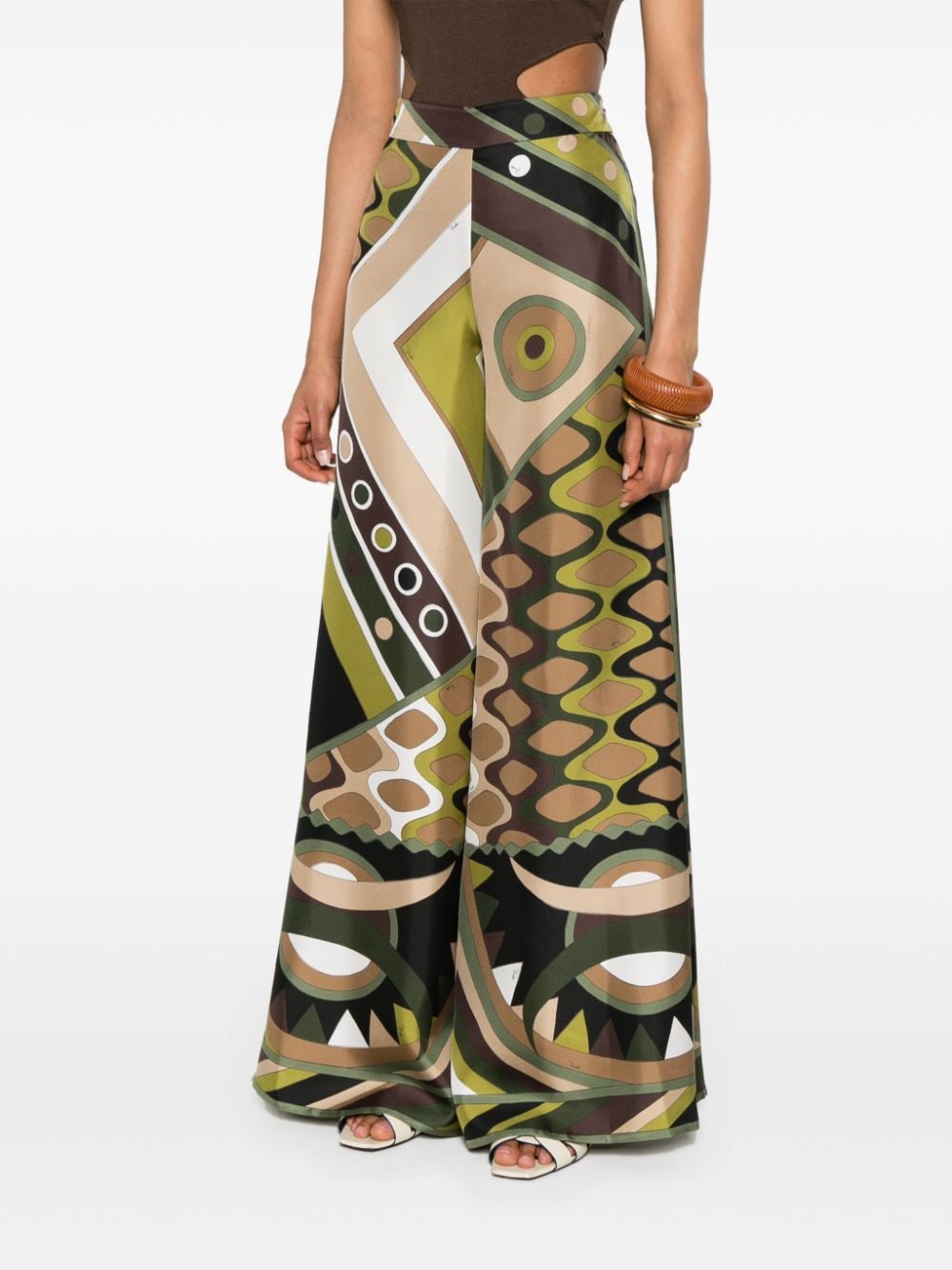 Vivara-Print Palazzo Pants