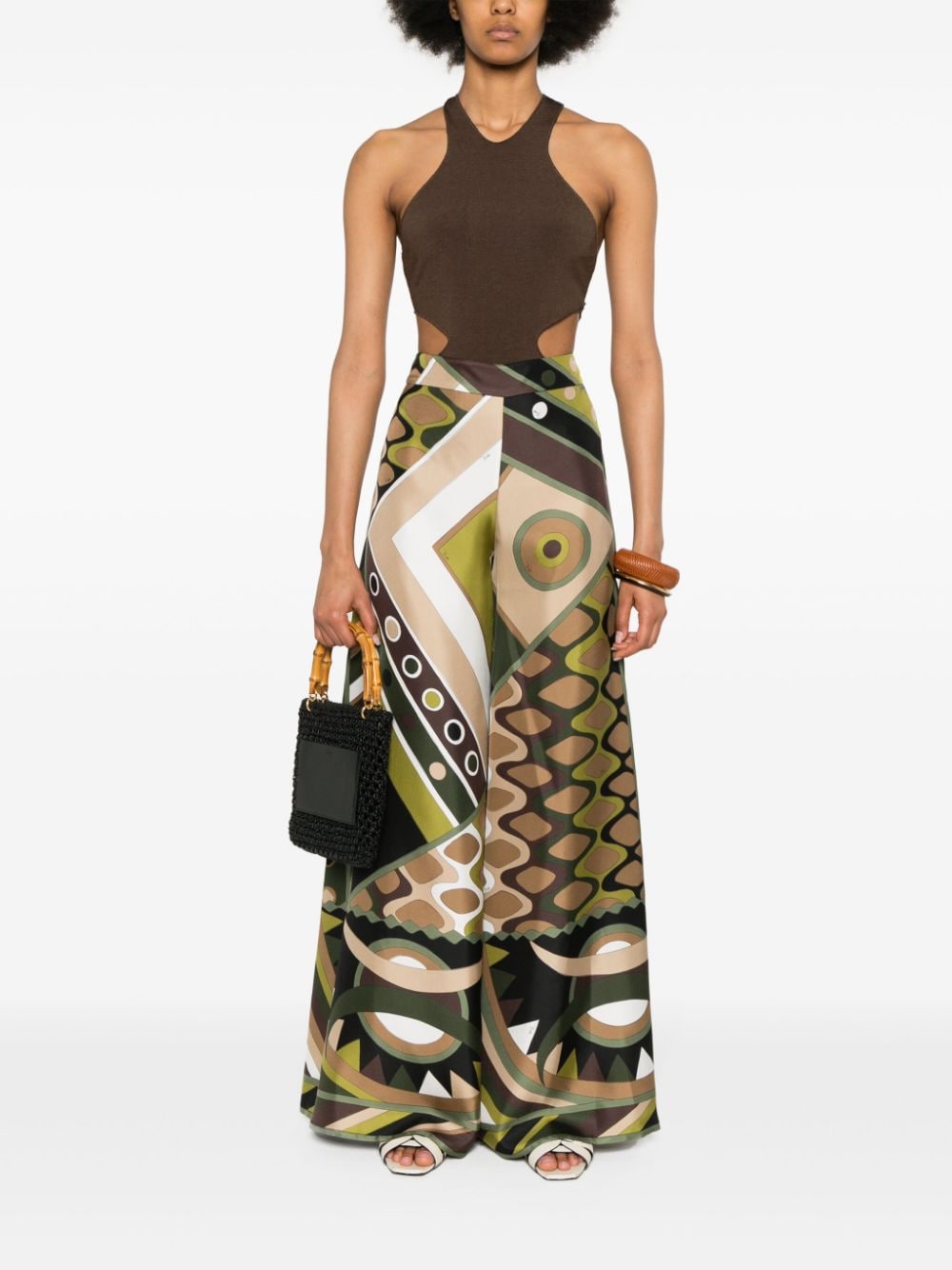 Vivara-Print Palazzo Pants