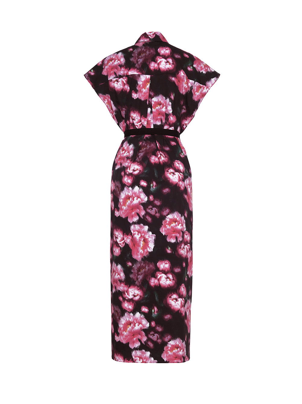Floral Poplin Shirt Dress
