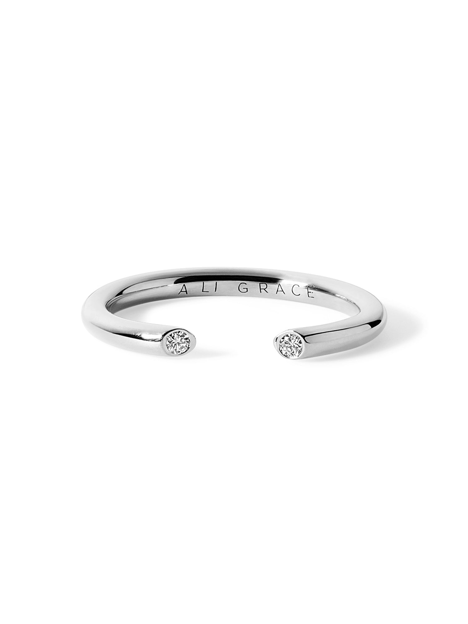 White Gold Tina Ring with Diamonds