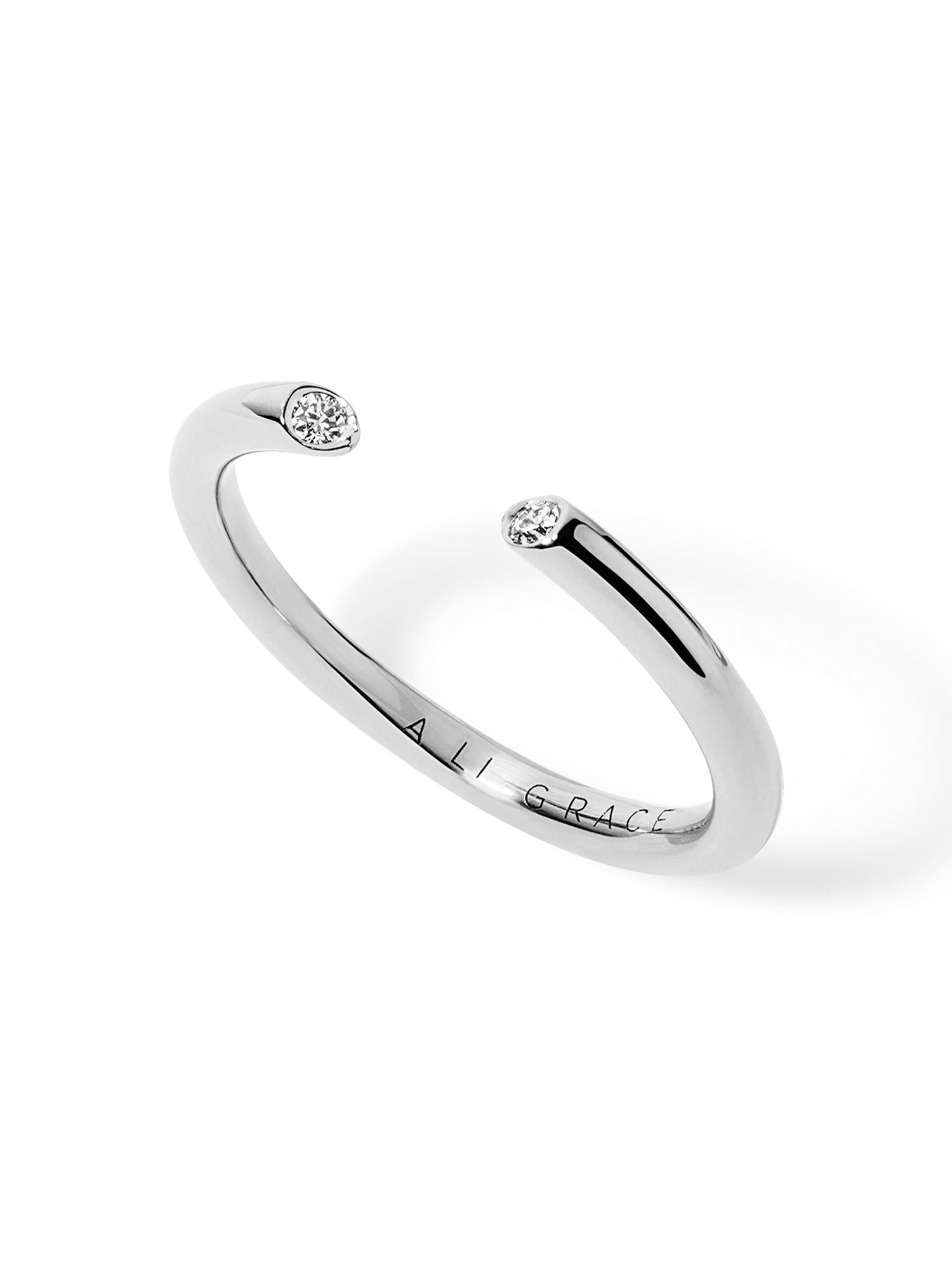 White Gold Tina Ring with Diamonds