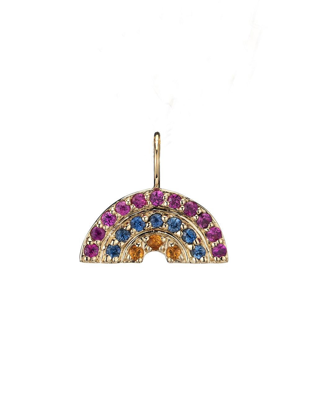 Rainbow Sapphire Charm