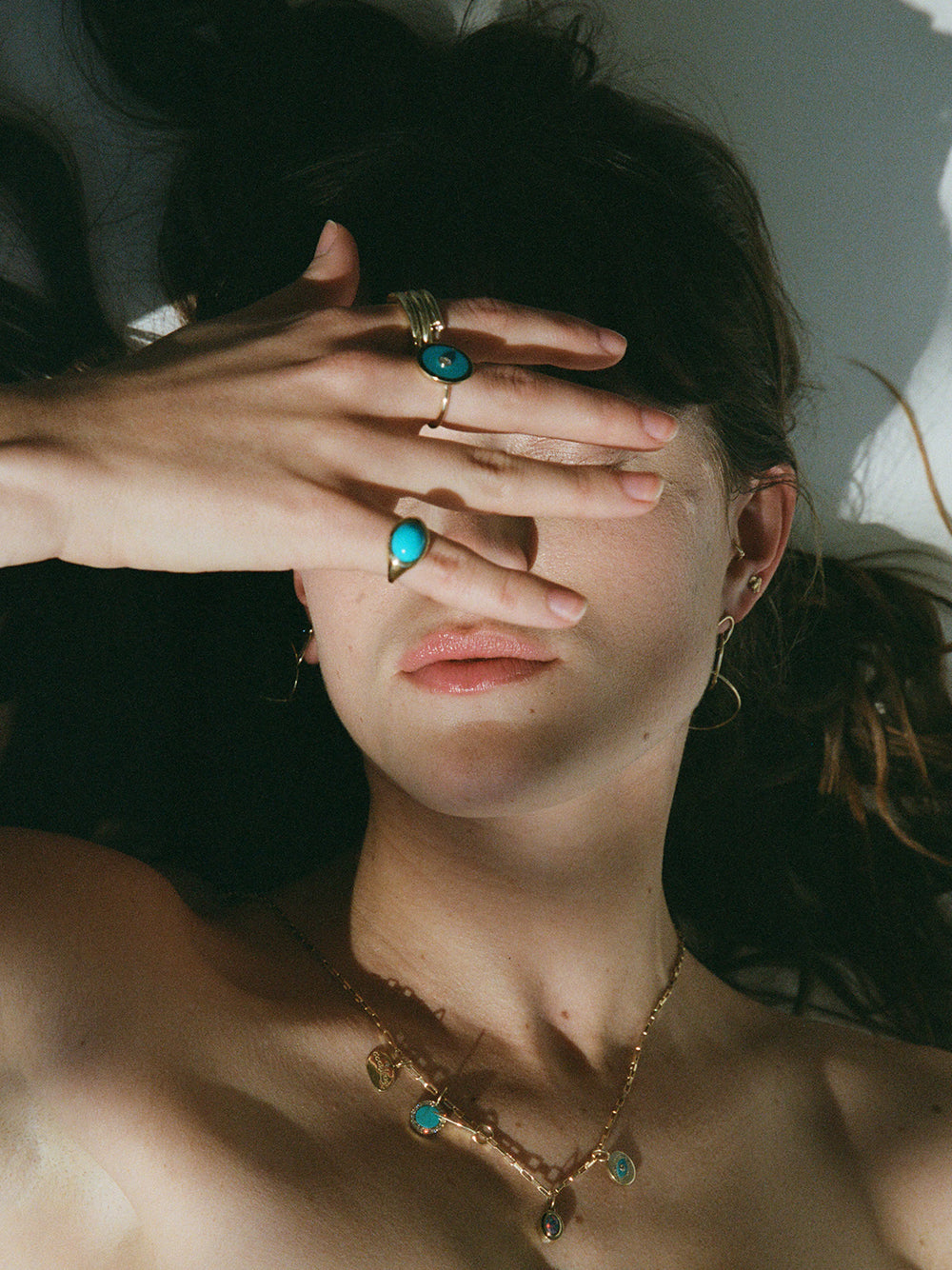 Turquoise Cabochon Signet Ring