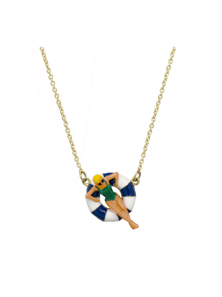 Aliita | Yellow Tennis Pelota Necklace – Kirna Zabête