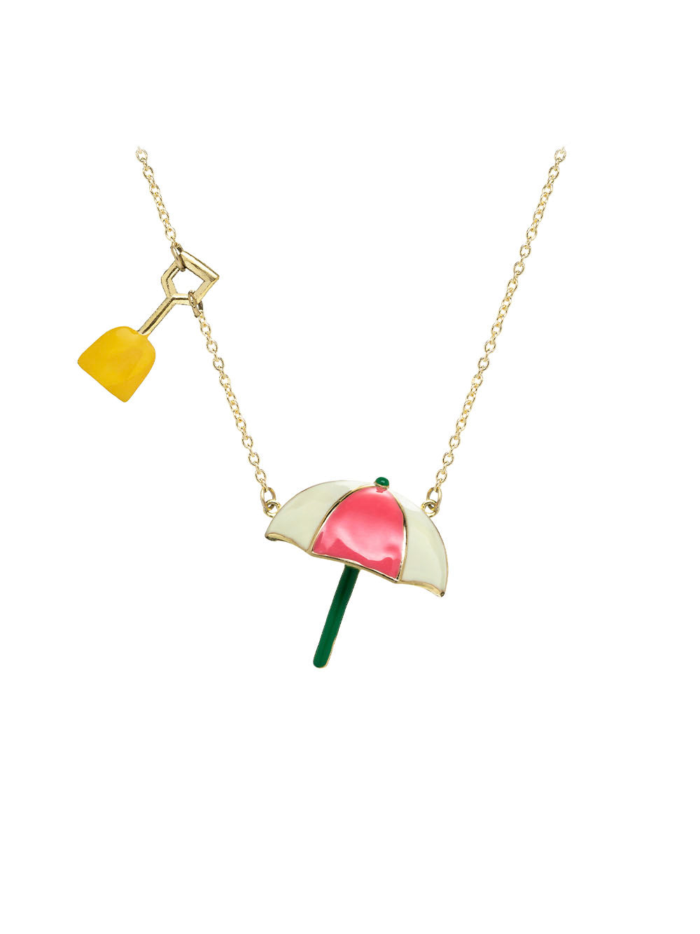 Yellow Sombrilla Paleta Necklace