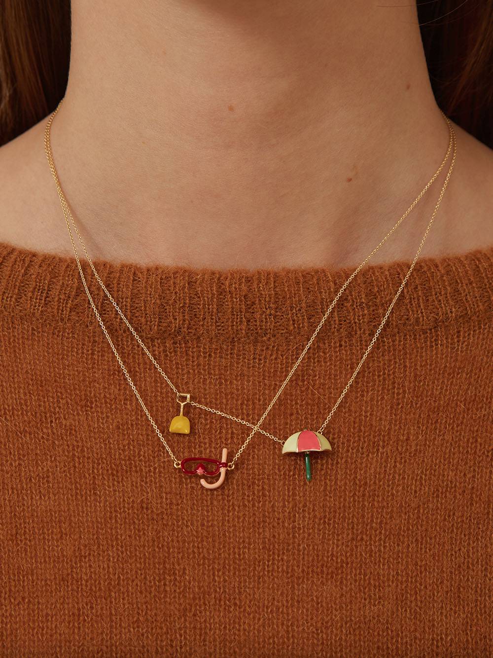 Yellow Sombrilla Paleta Necklace