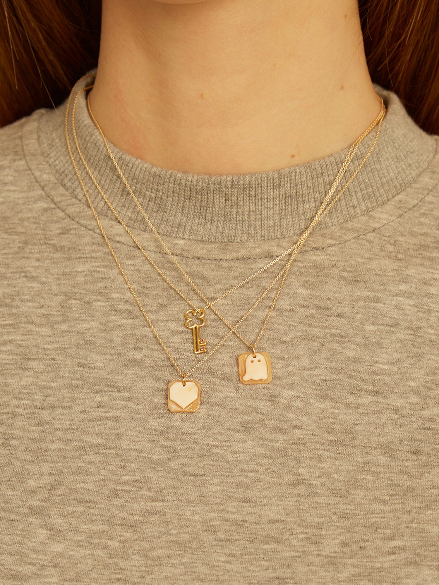 Pink Sapphire Llavécita Necklace