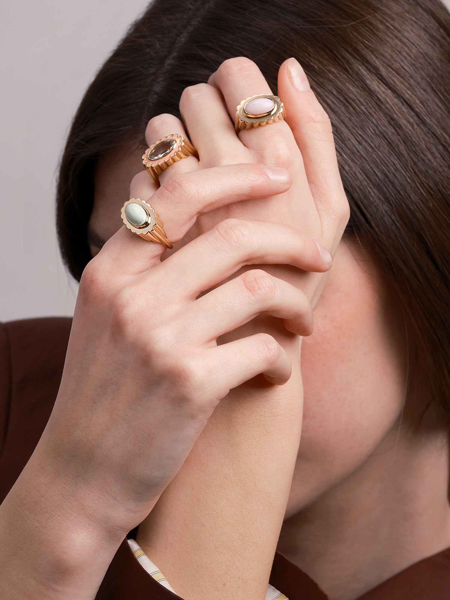 Margarita Chrysophrase Cabochon Ring