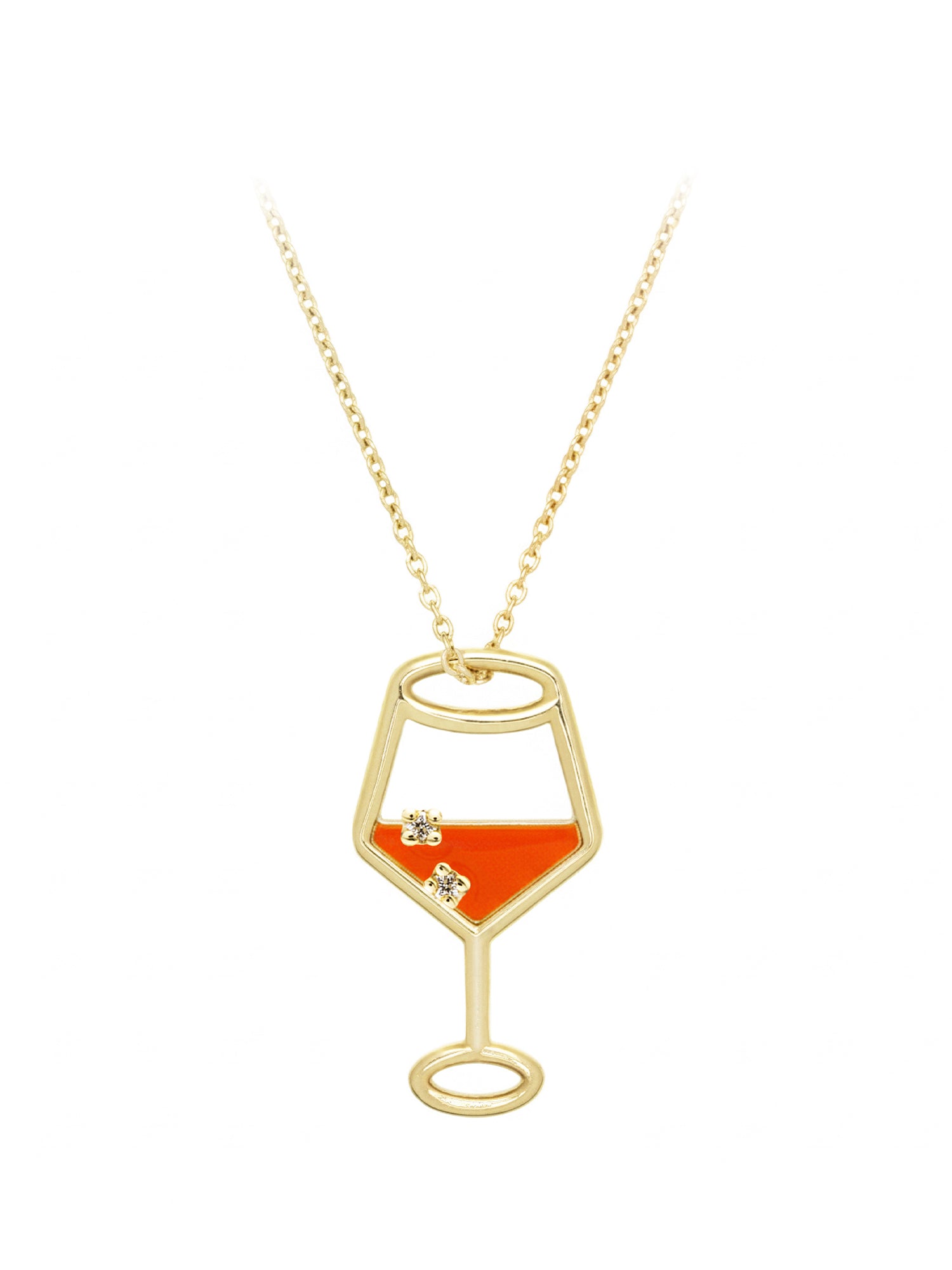 Spritz Brillante Enamel Necklace
