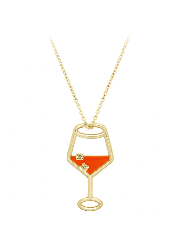 Spritz Brillante Enamel Necklace
