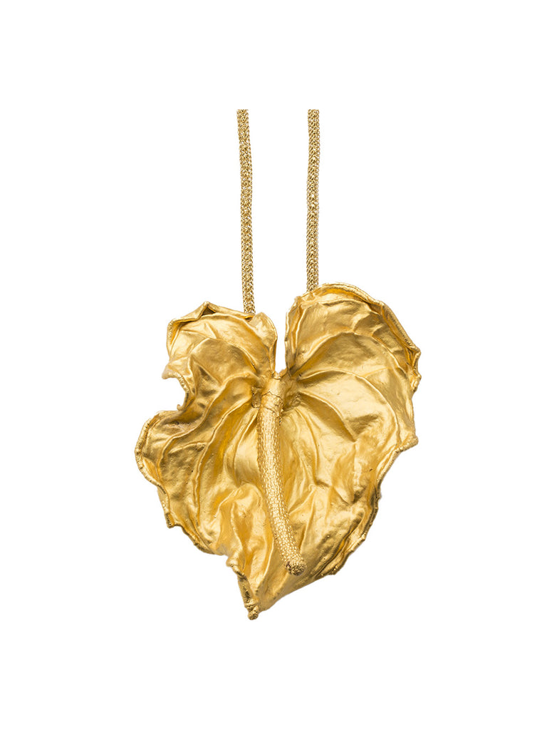 anthurium necklace Anthurium Leaf Necklace