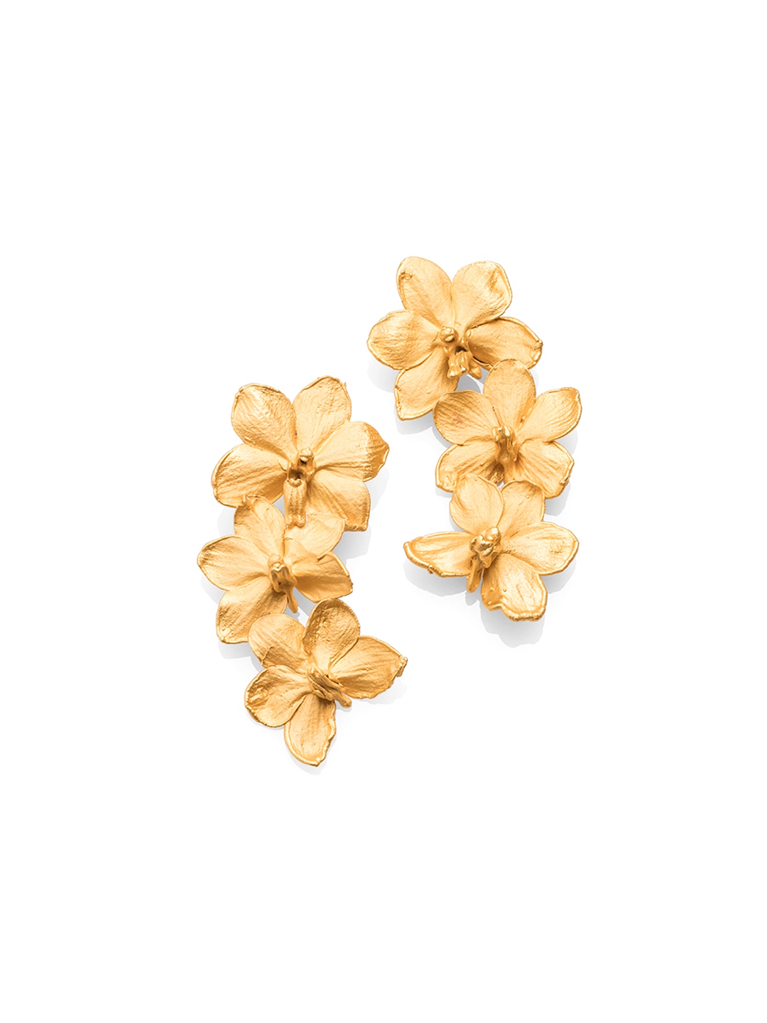 Mini Vanda Orchid Bow Earrings