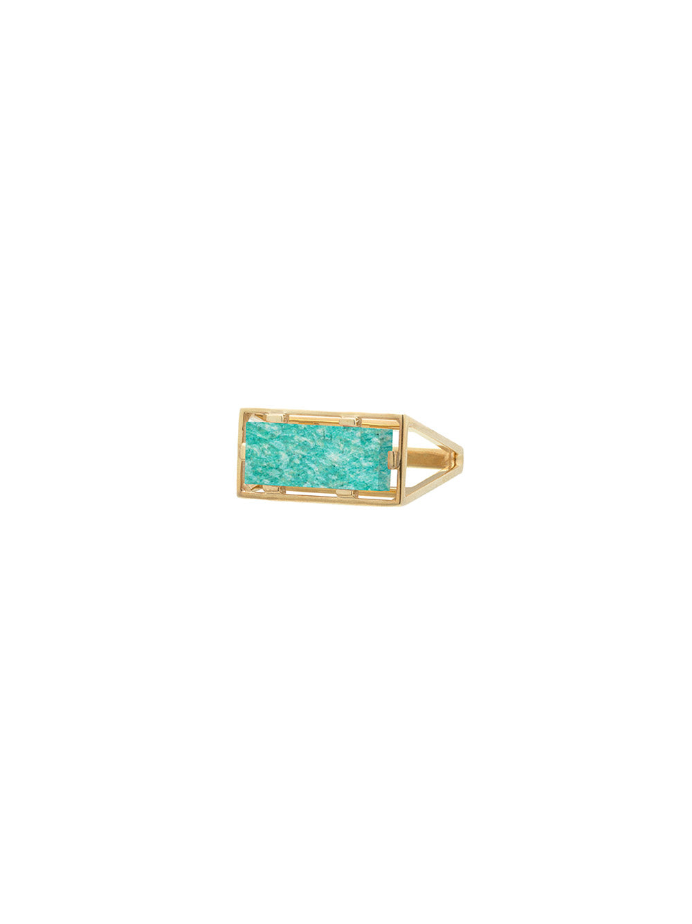 Diaspro Amazonite Ring