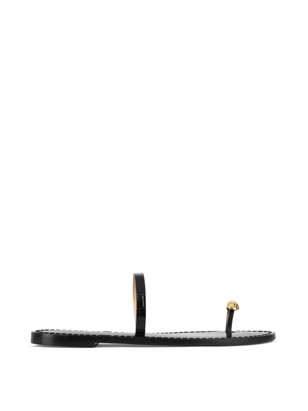 Croc-Embossed Kibera Sandals