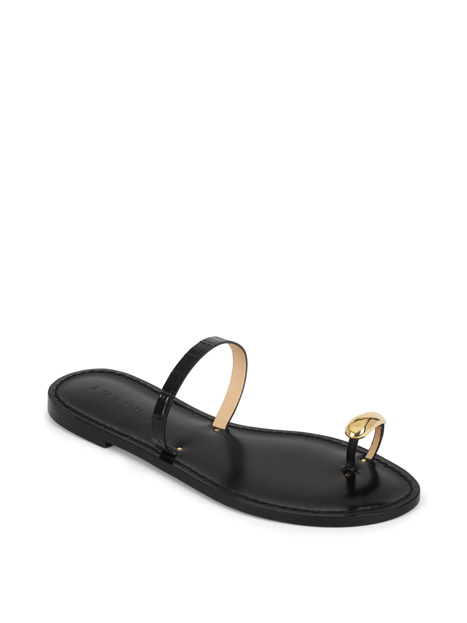 Croc-Embossed Kibera Sandals