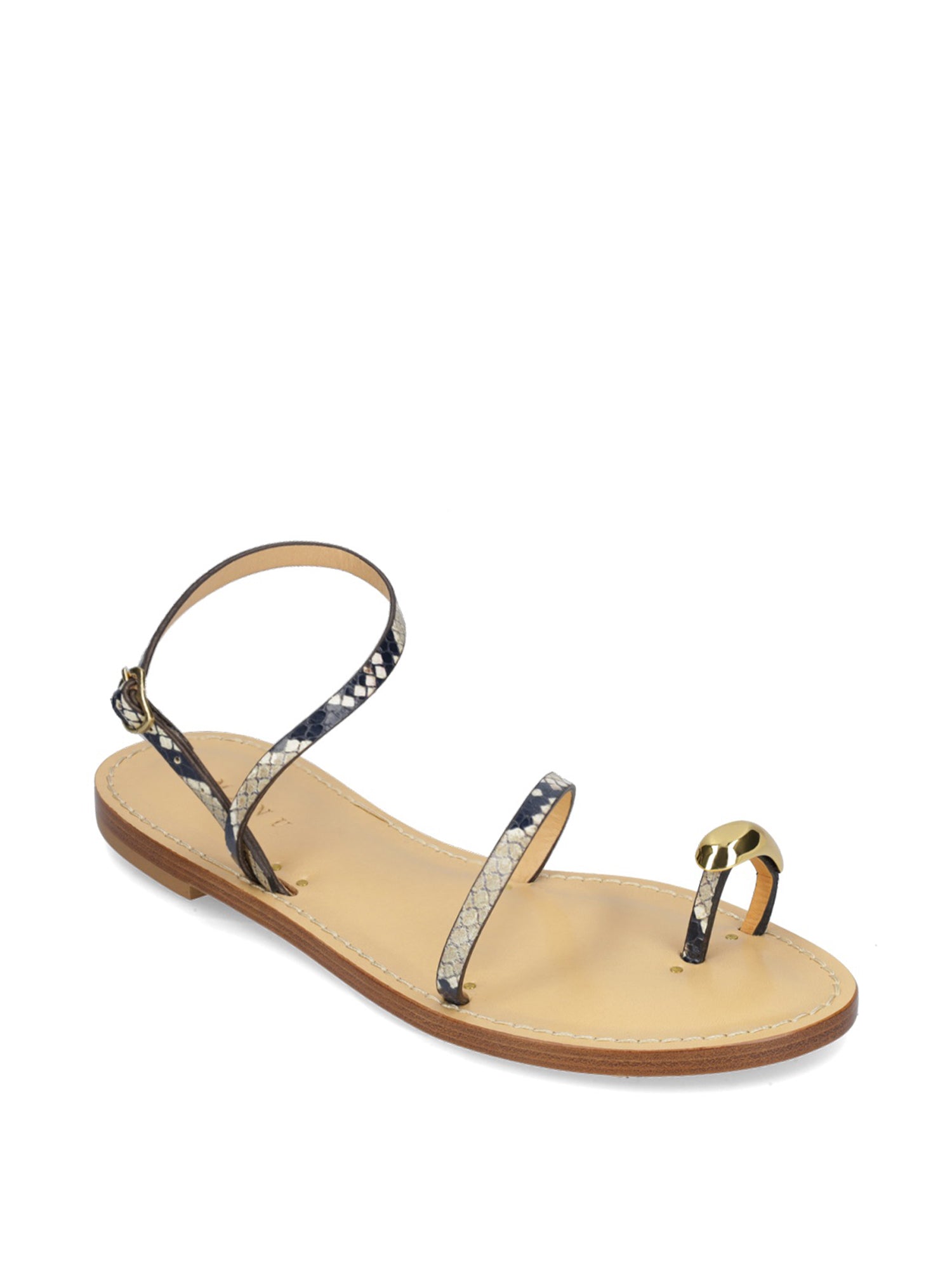 Python-Printed Marrakech Sandals