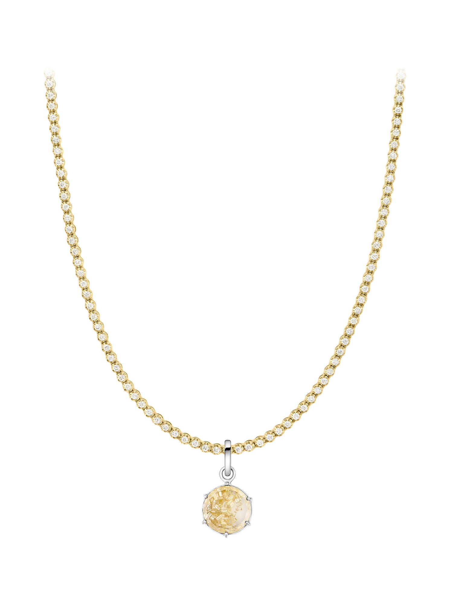 Fancy Yellow Diamond Charm