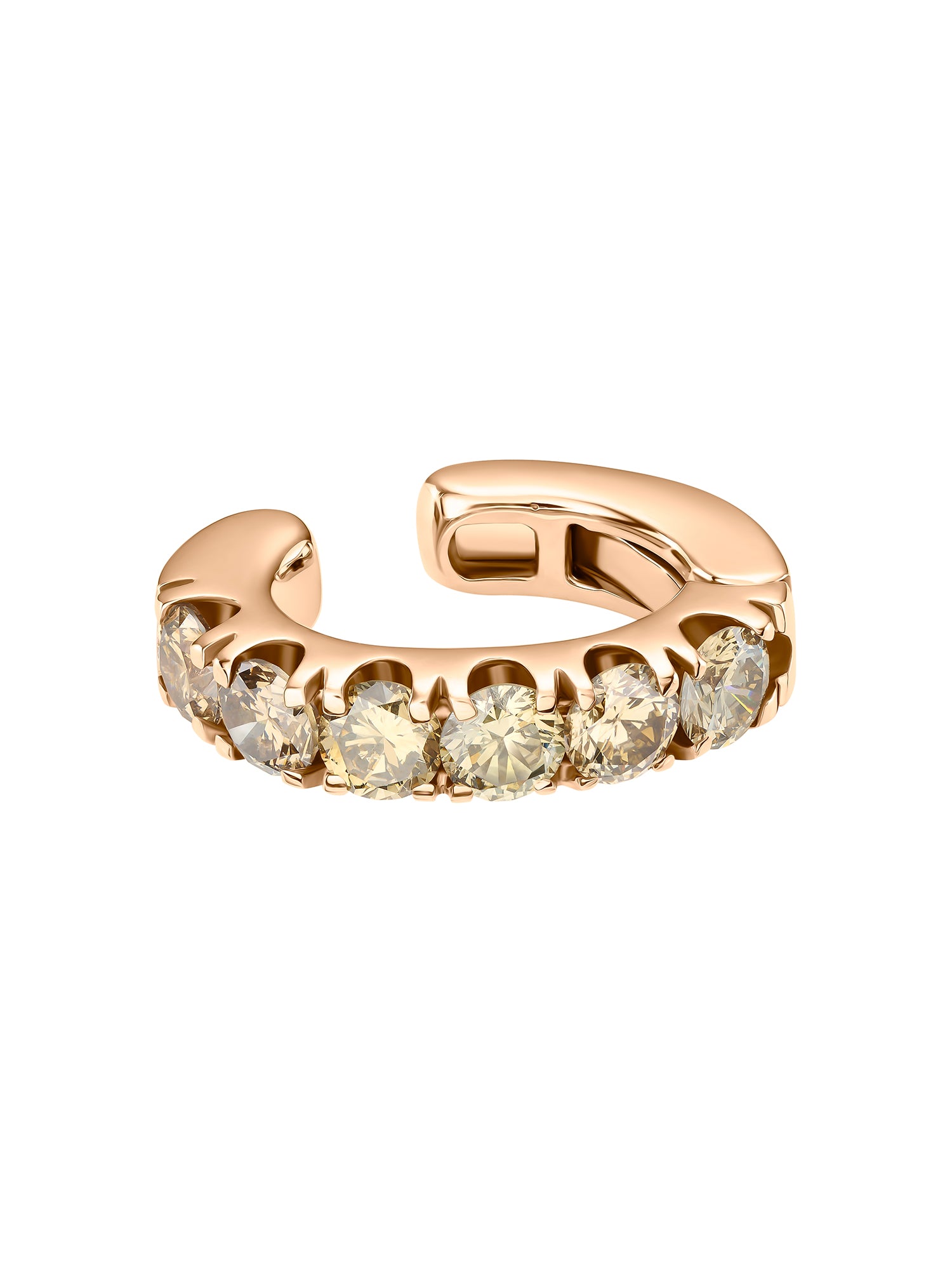 Jumbo Brown Diamond Ear Cuff