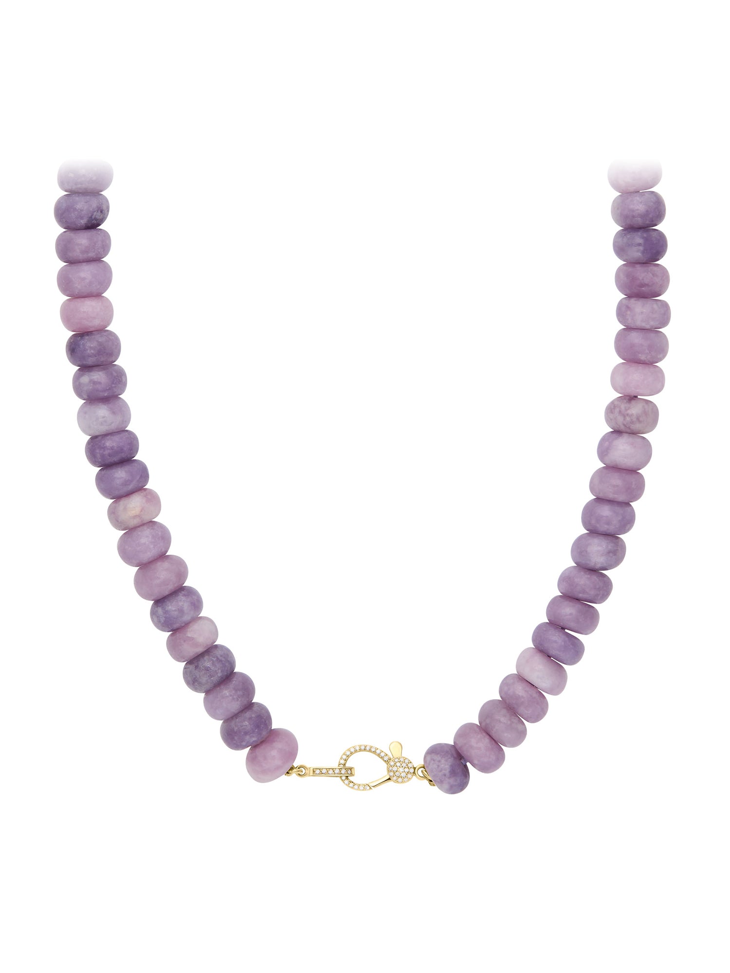 Purple Lepidolita Il Riccio Necklace