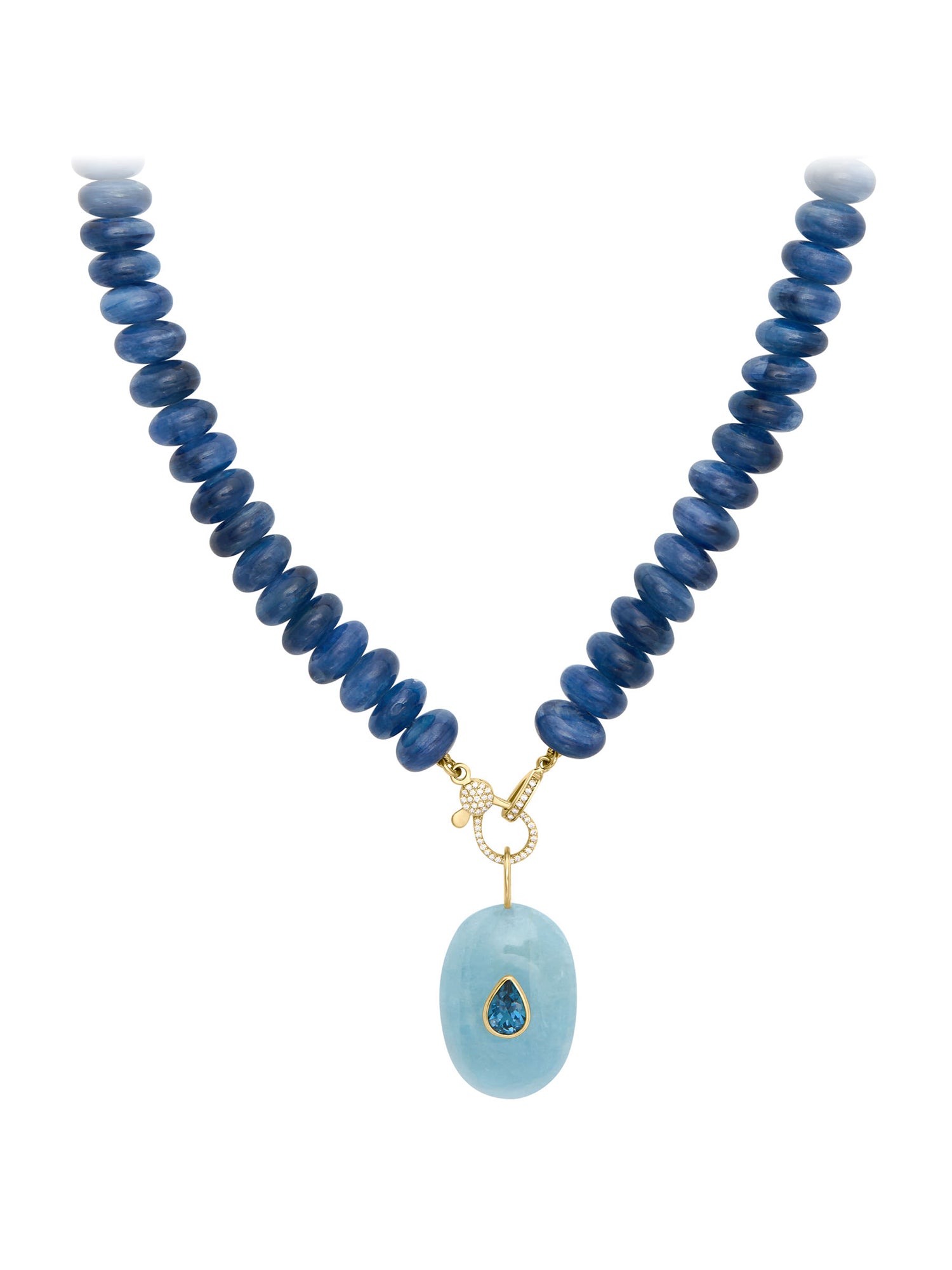 Blue Kyanite La Fontellina Necklace