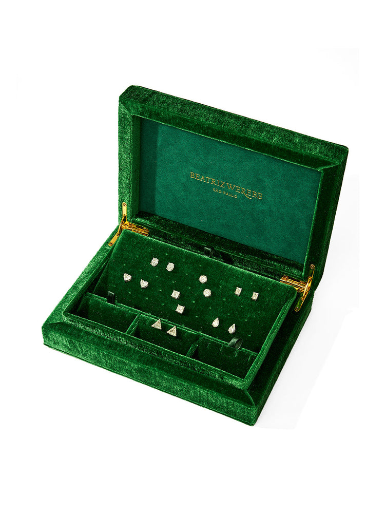 ハンドメイドビスクドールググリーハーフドールBox A グリーン+ネックレス BEATRIZWEREBE_PIERCINGCOLLECTO