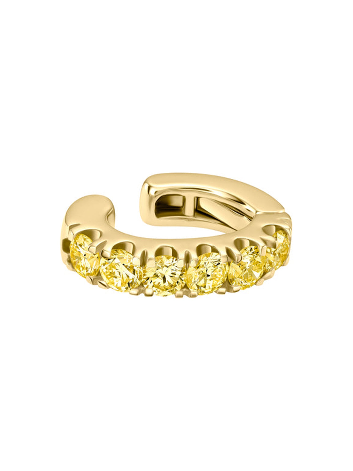Jumbo Fancy Yellow Diamond Ear Cuff
