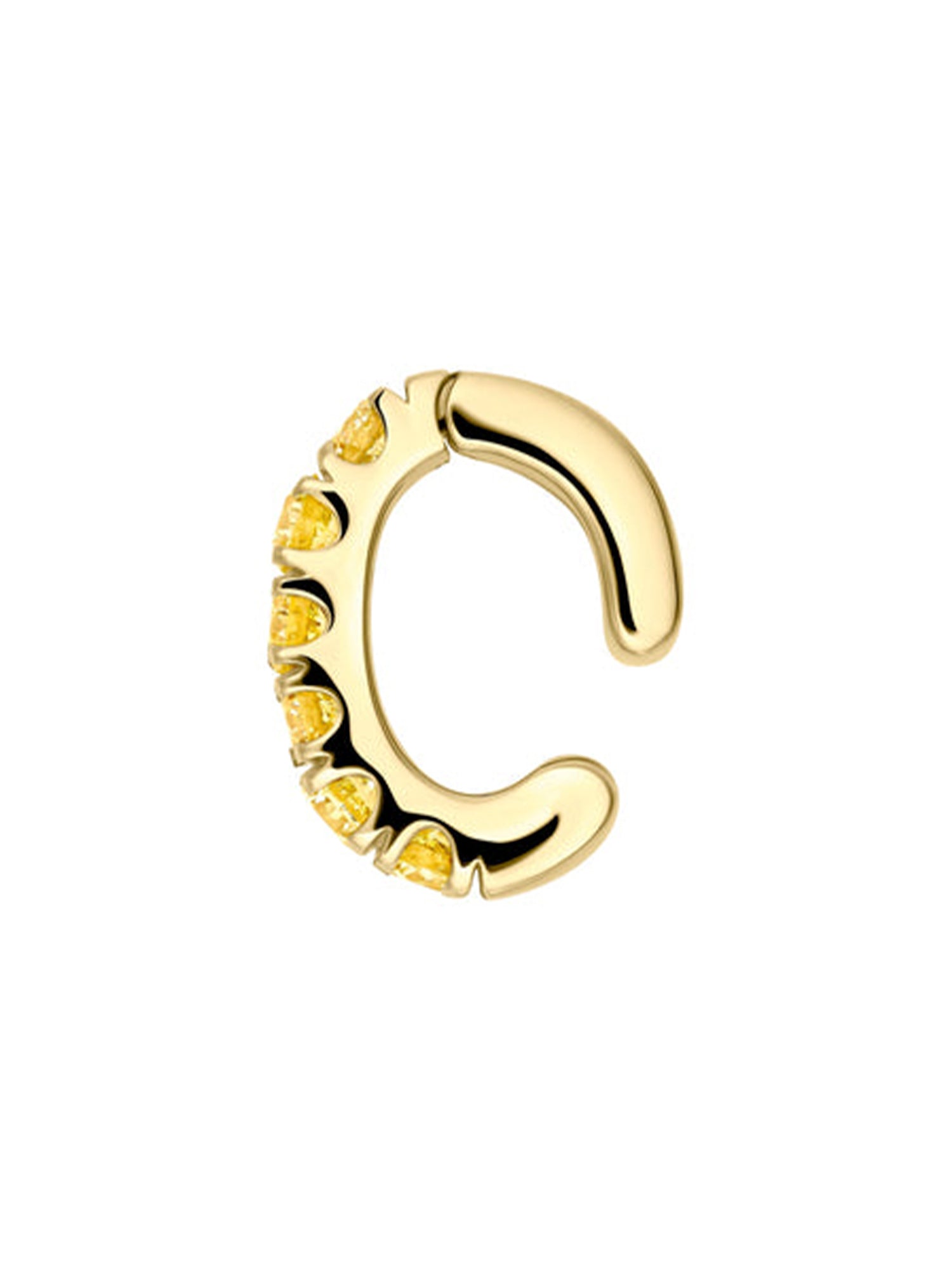 Jumbo Fancy Yellow Diamond Ear Cuff