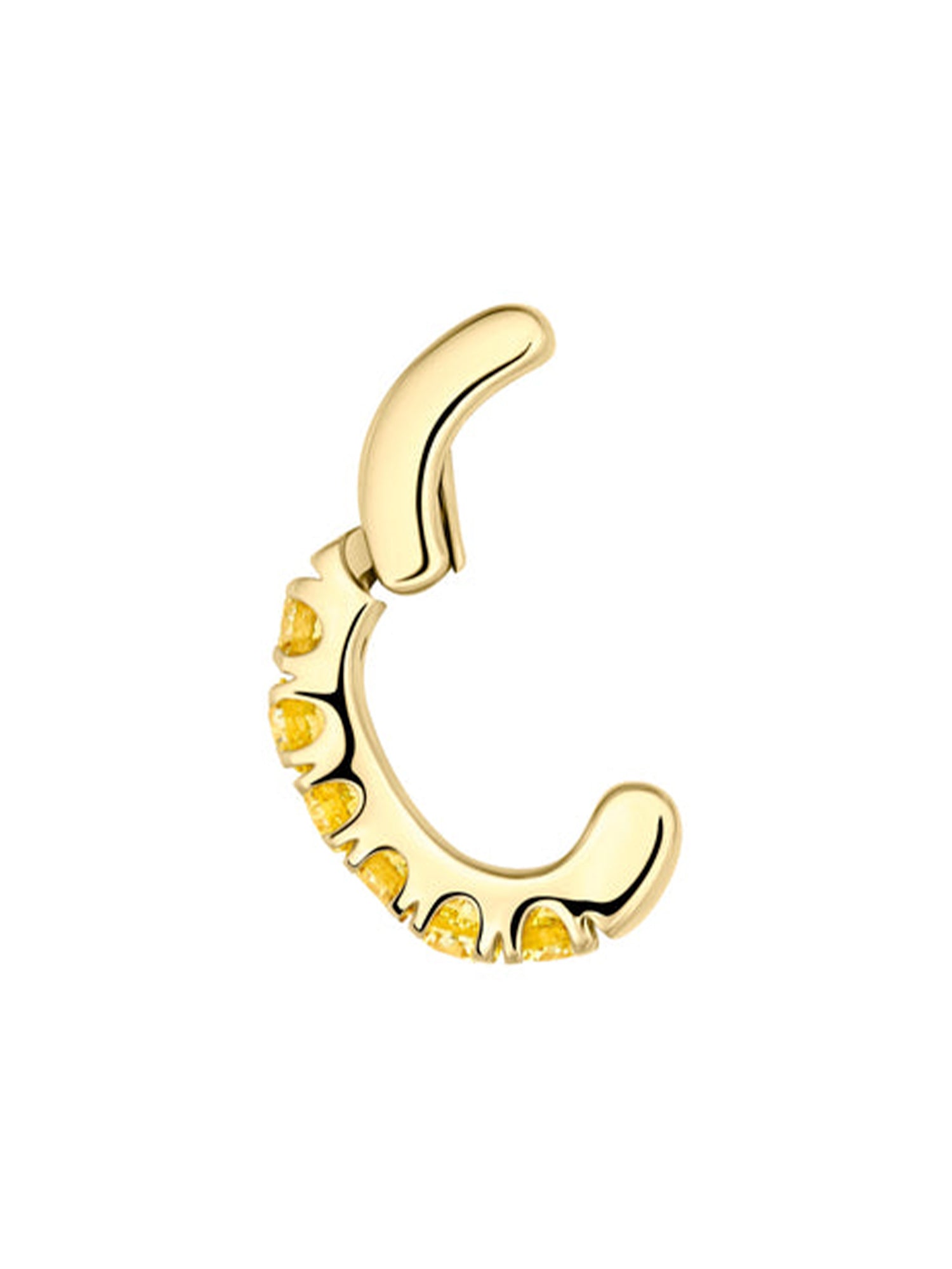 Jumbo Fancy Yellow Diamond Ear Cuff