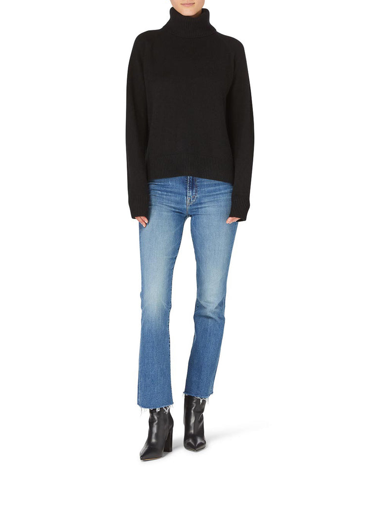 The Turtleneck | Black Cashmere Sweater – Kirna Zabête