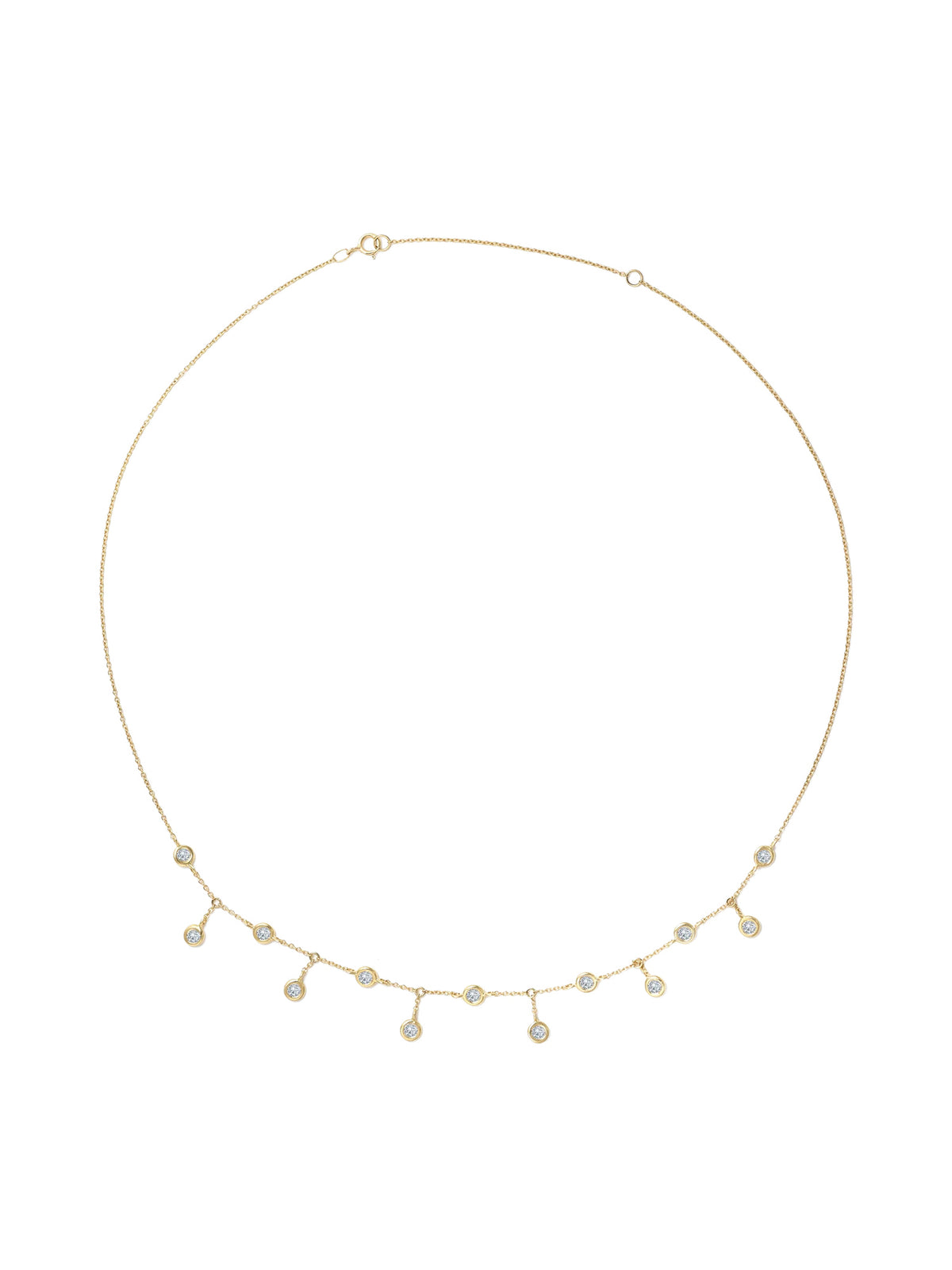 Essential Bezel Scattered Necklace