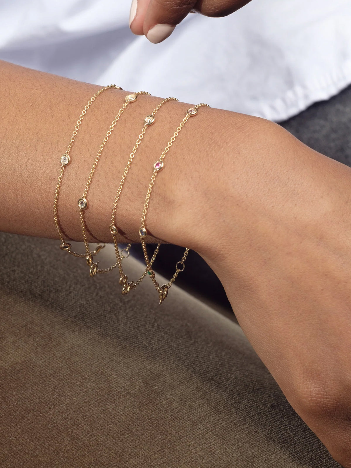 Essential Diamond Bezel Bracelet