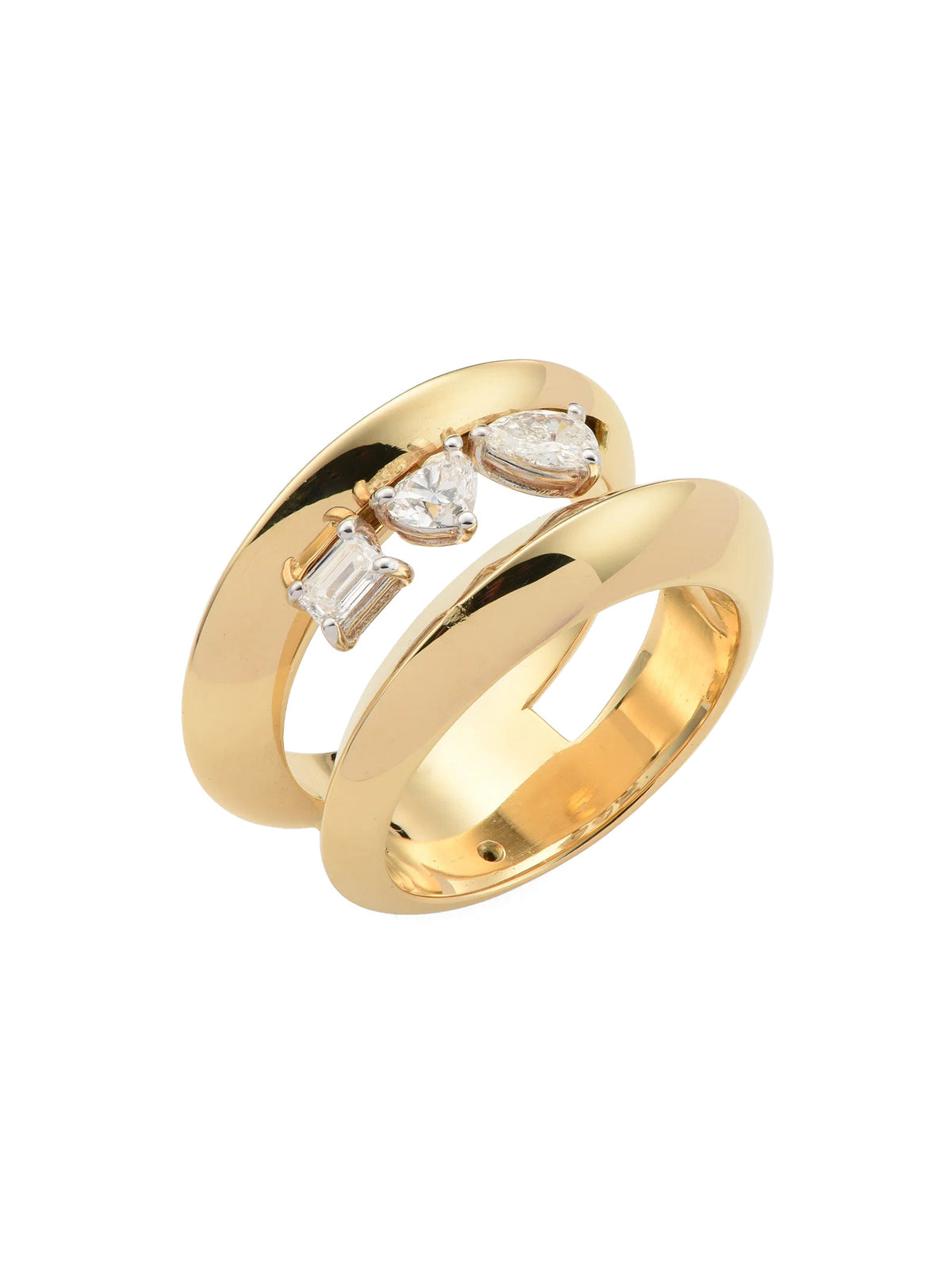 Sway Twin Band Ring