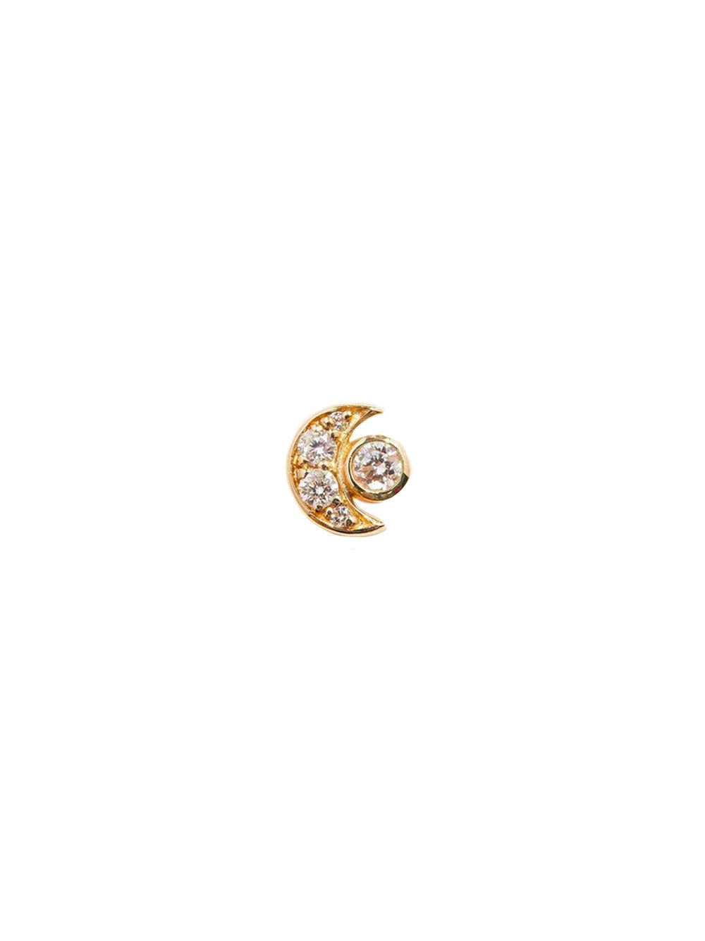 Crescent Cluster Stud