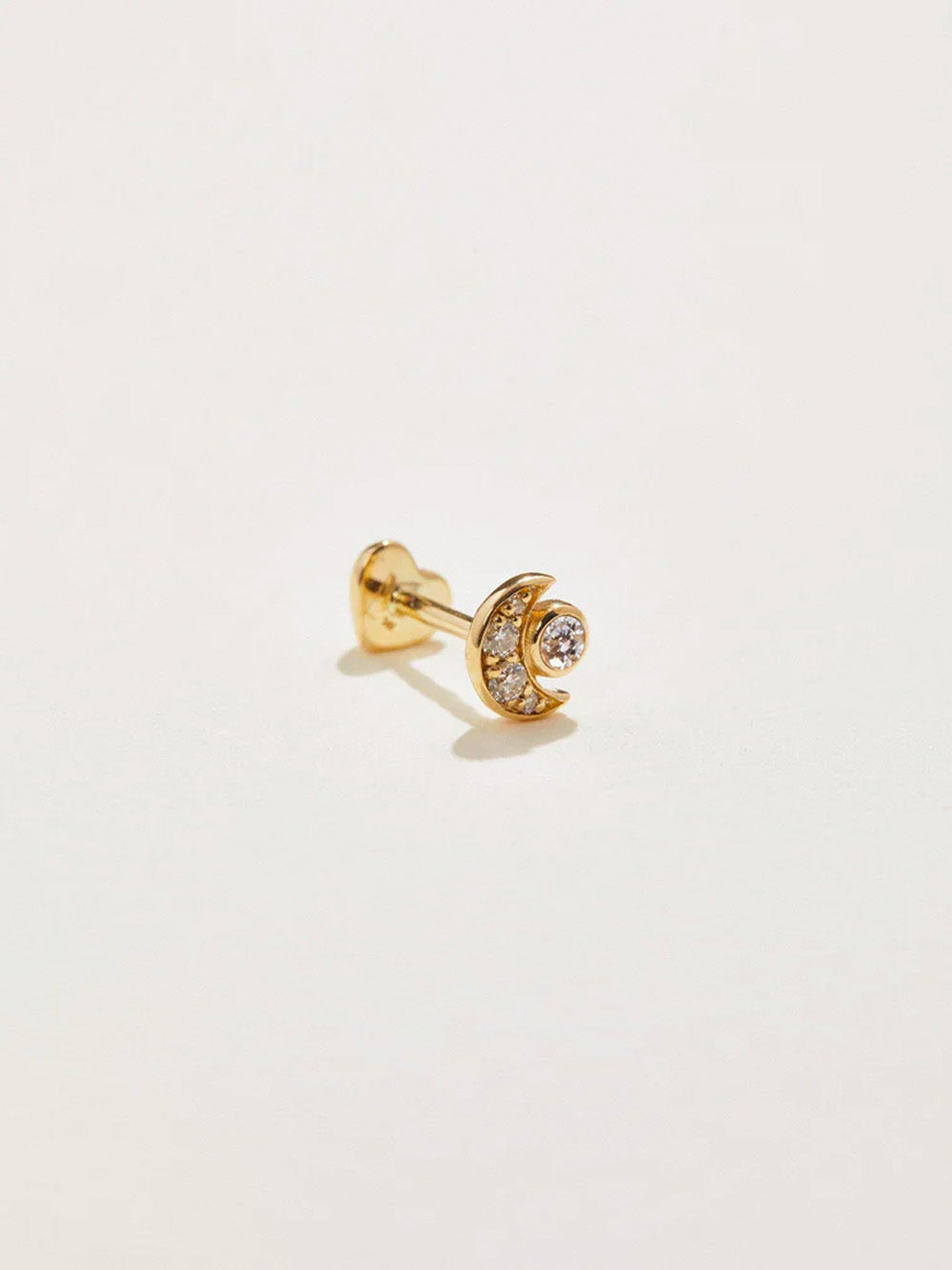 Crescent Cluster Stud