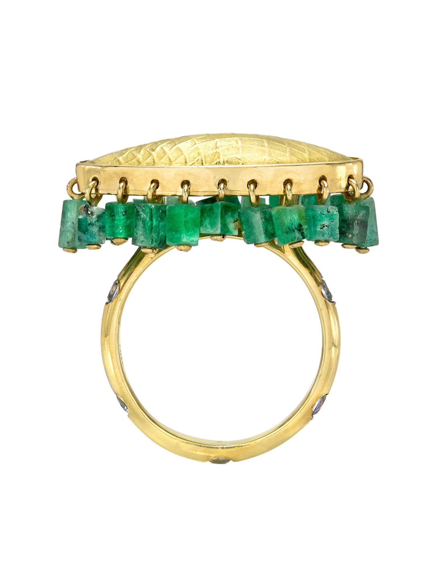 Emerald Chimes Ring