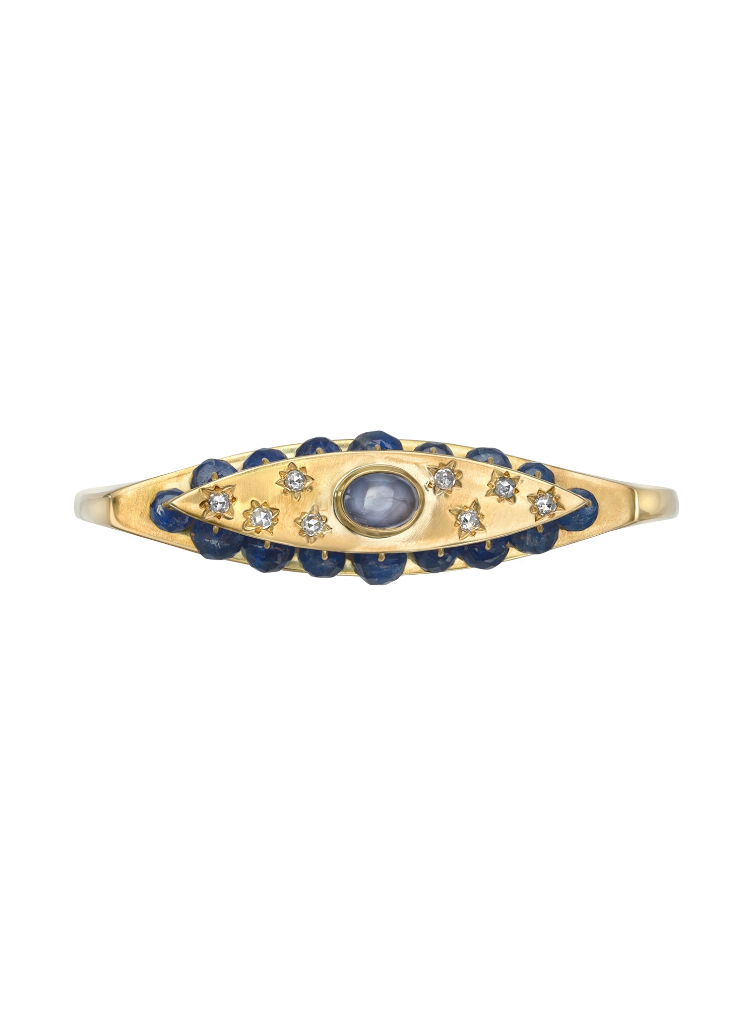 Blue Sapphire Suspension of Disbelief Cuff