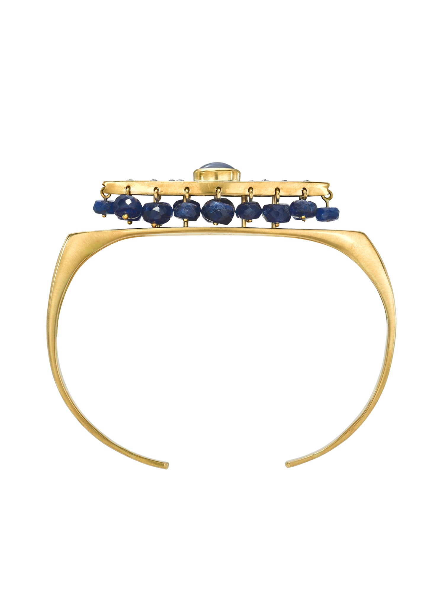 Blue Sapphire Suspension of Disbelief Cuff
