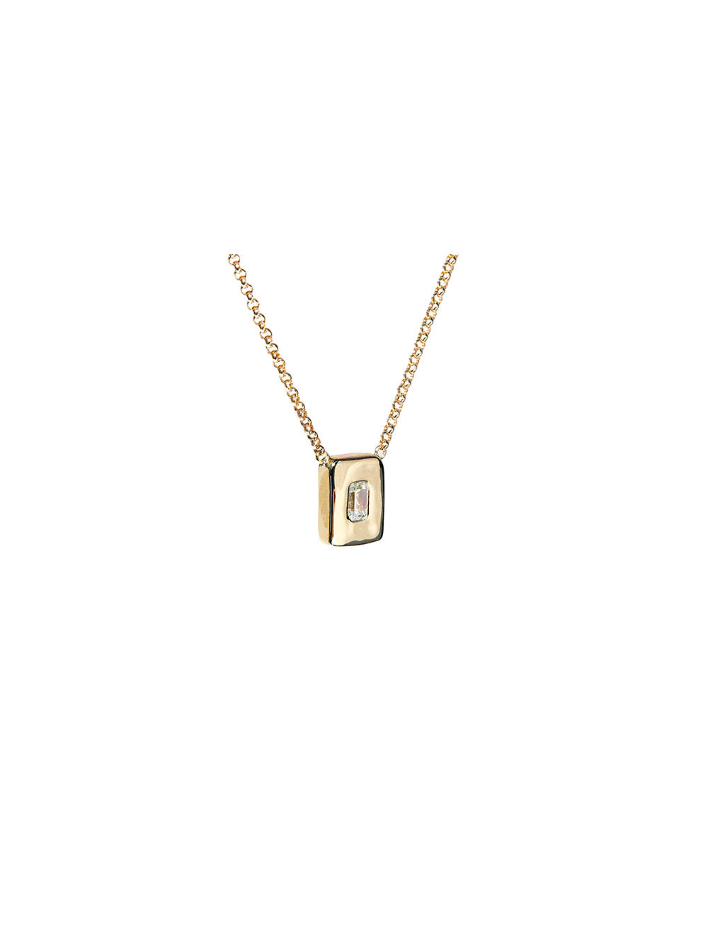 Diamond Nugget Necklace