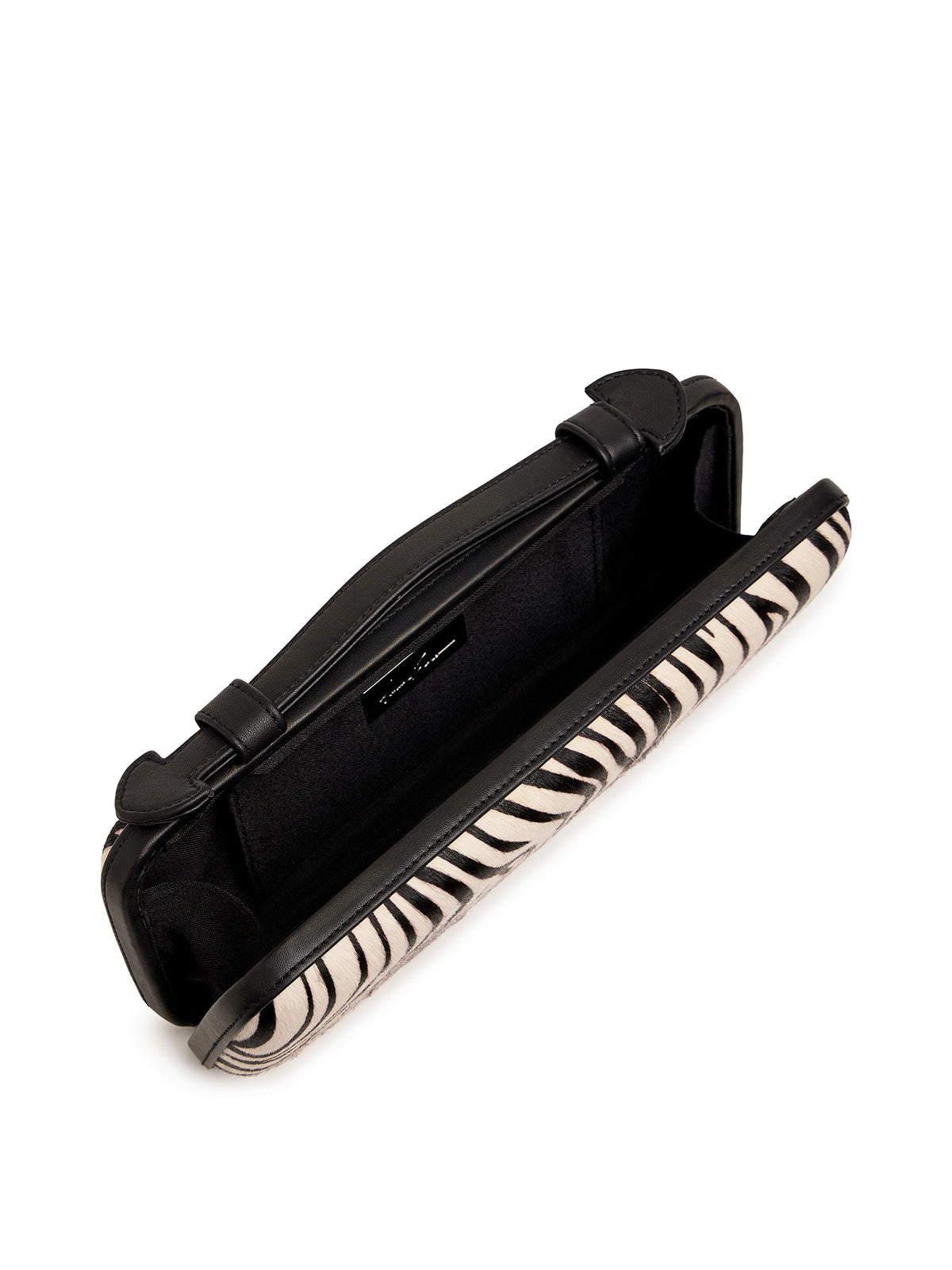 Zebra Ponyhair Gin Lane Clutch