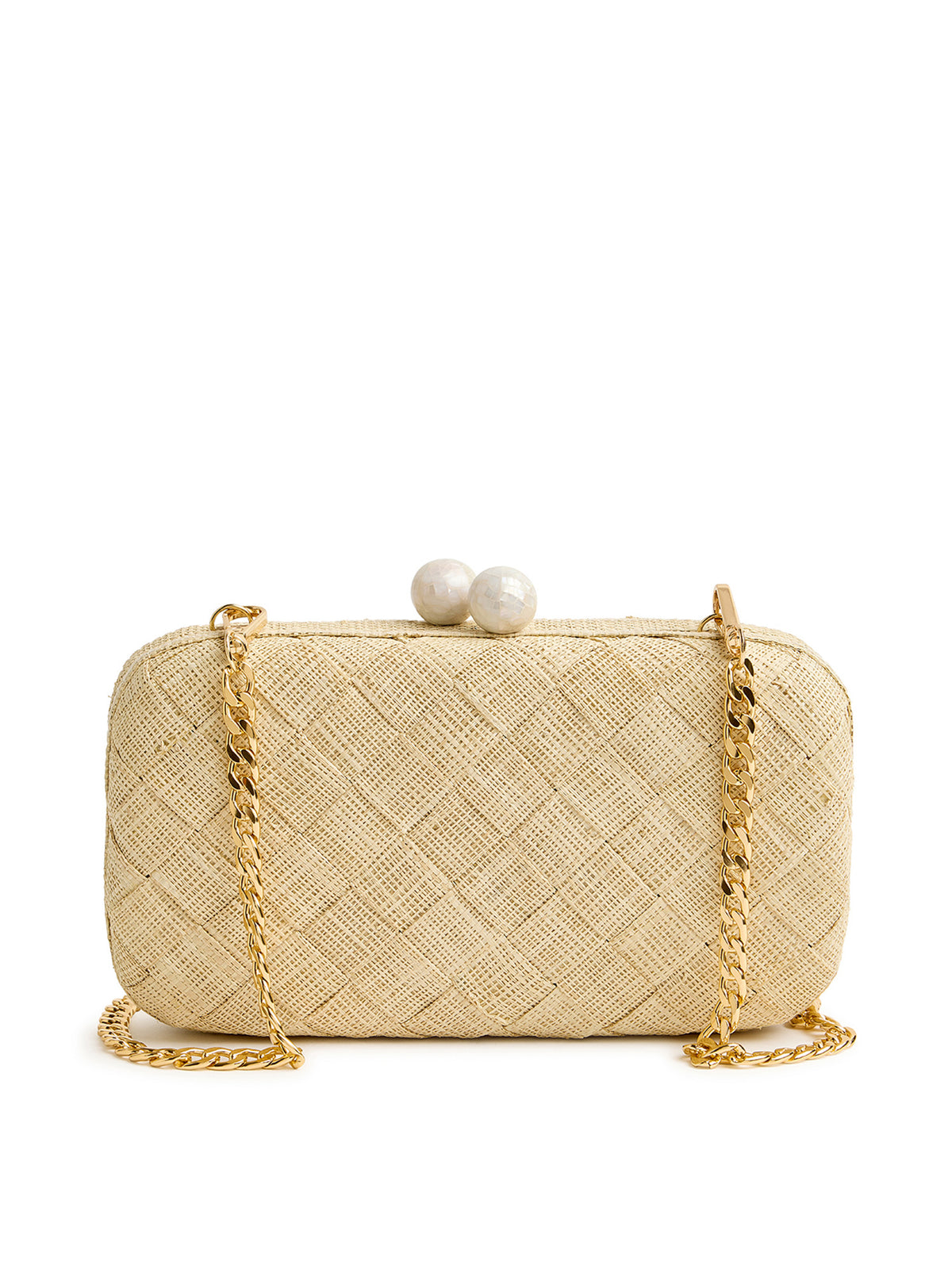 Halsey Raffia Clutch