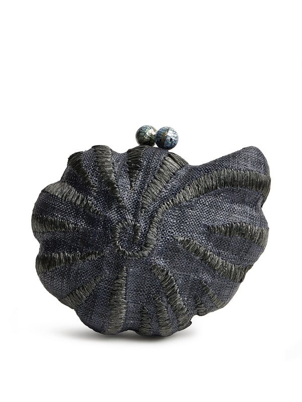 Kahala Raffia Clutch
