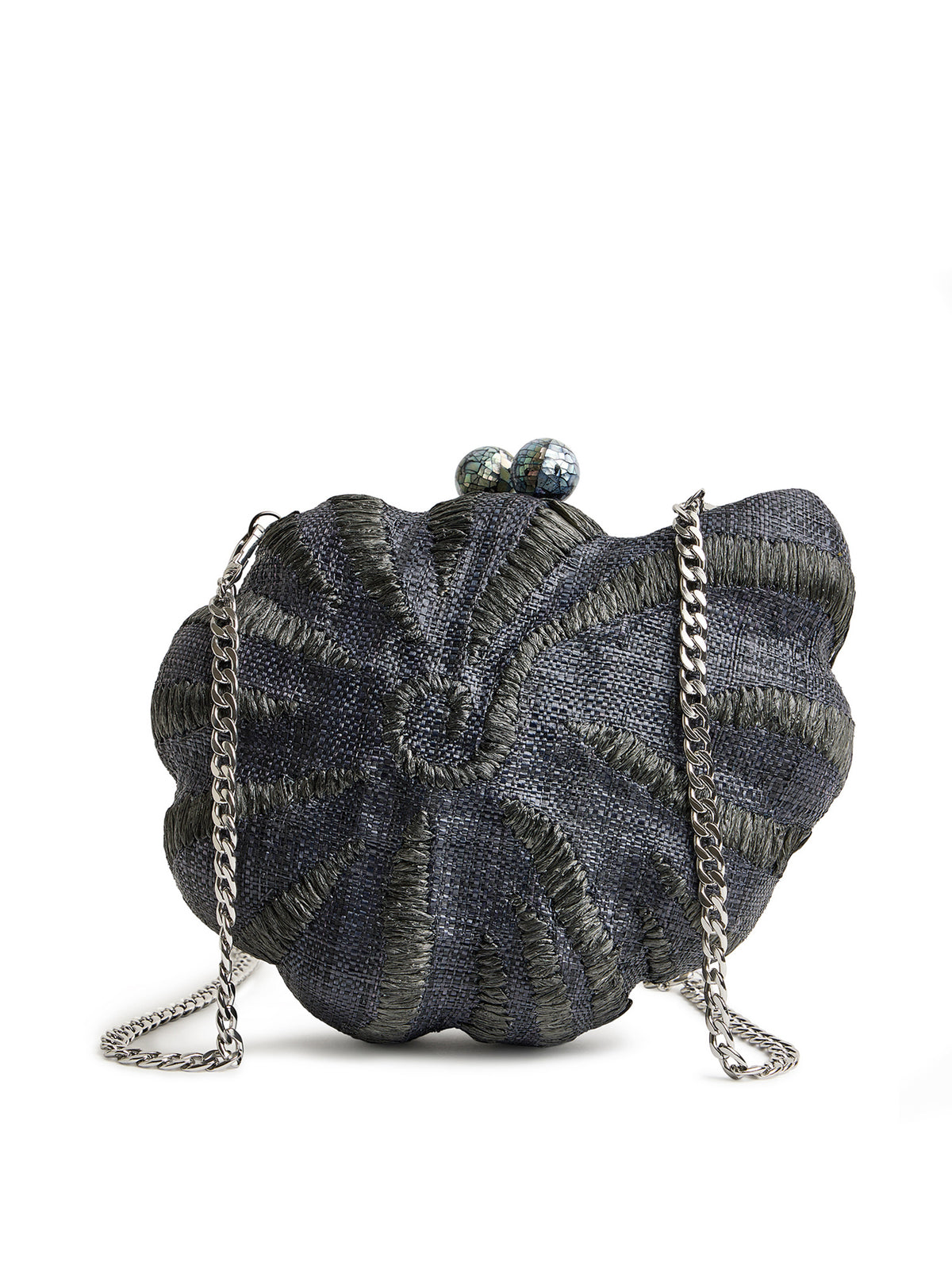 Kahala Raffia Clutch