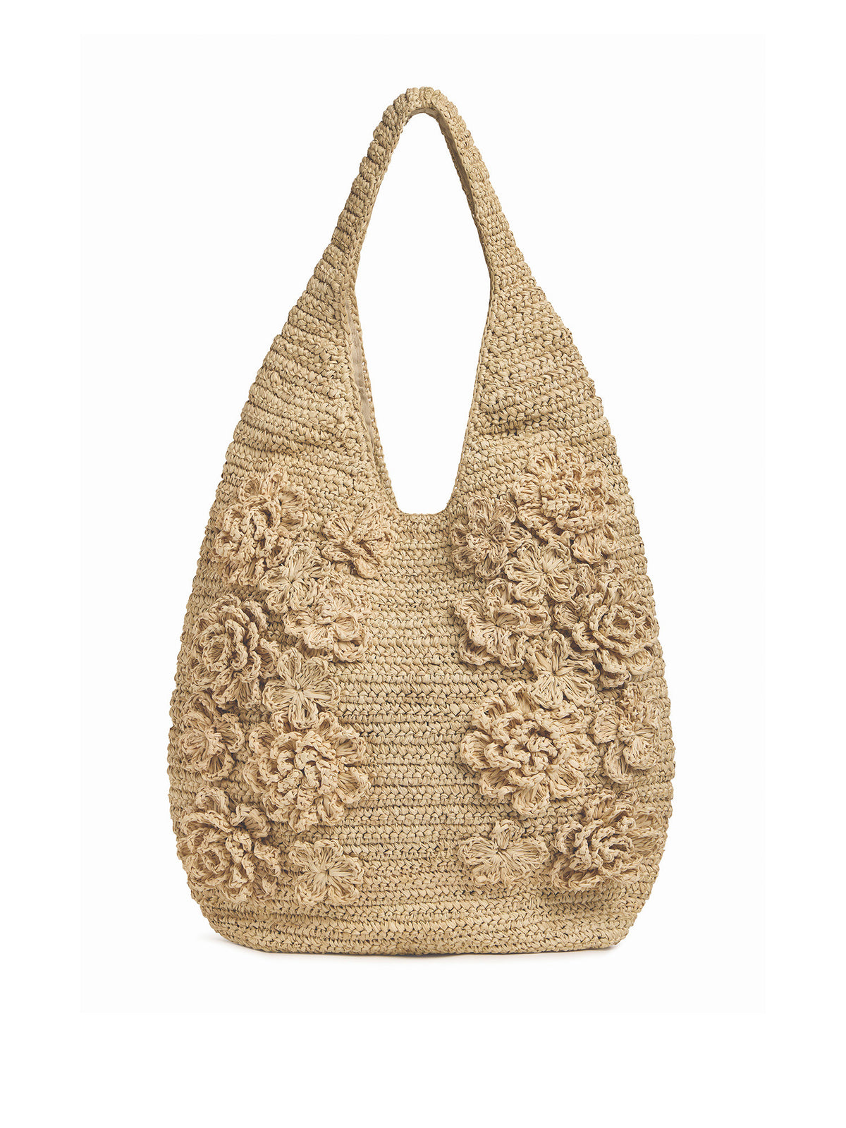 Large Raffia Pinet Tote