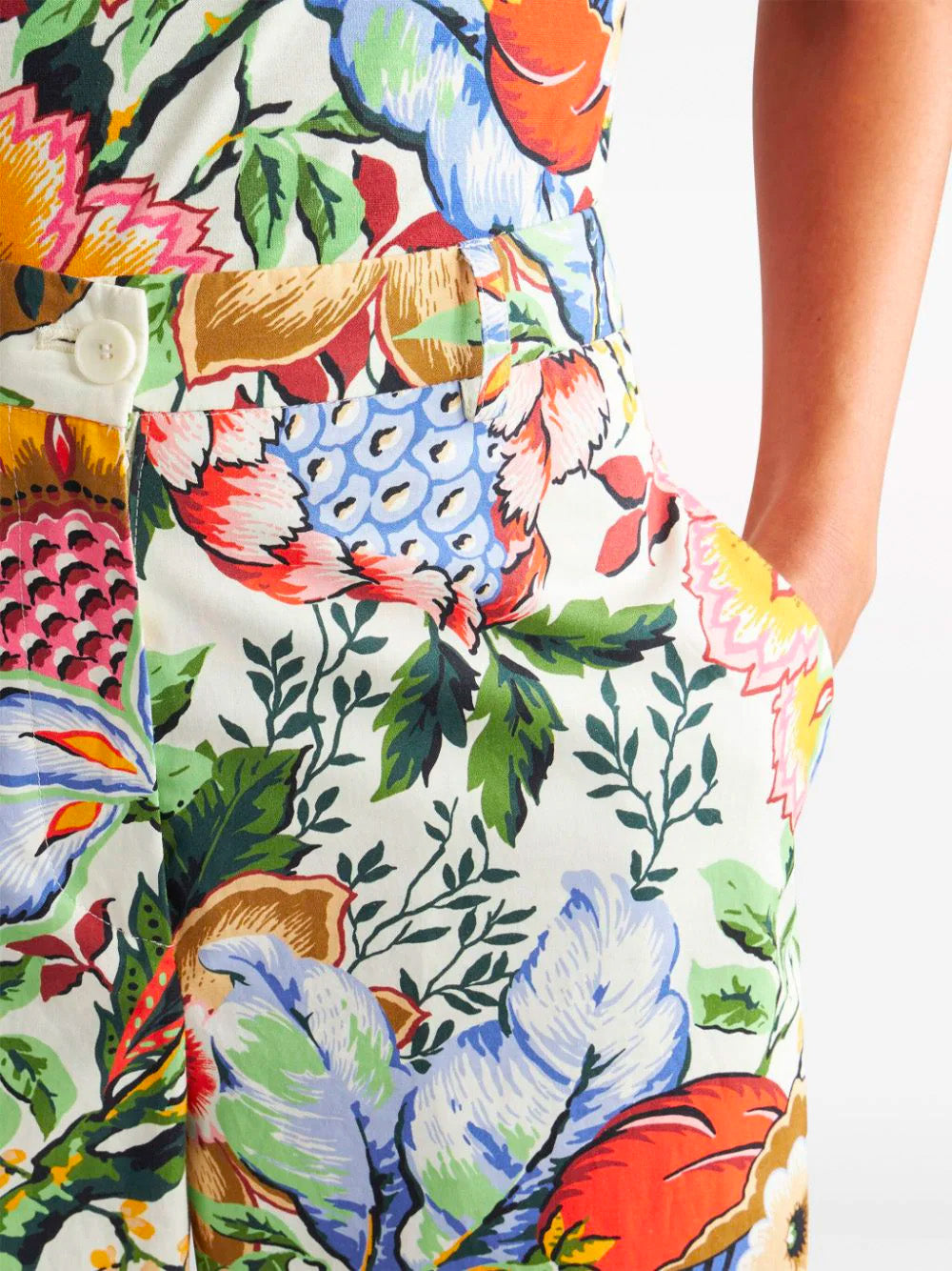 Floral Poplin Culottes
