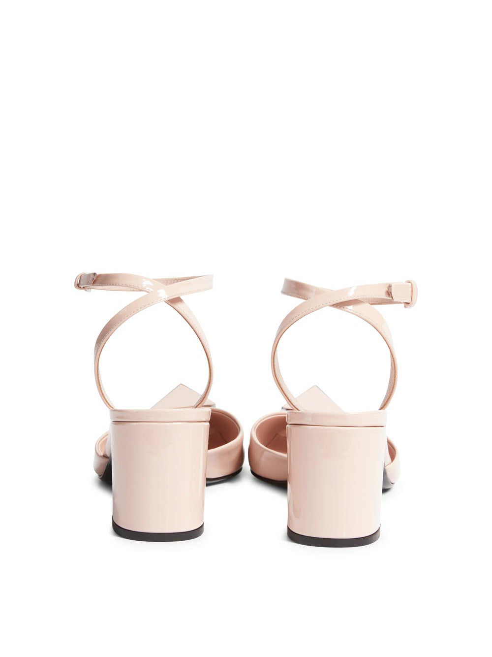 One Stud Ankle-Strap Pumps