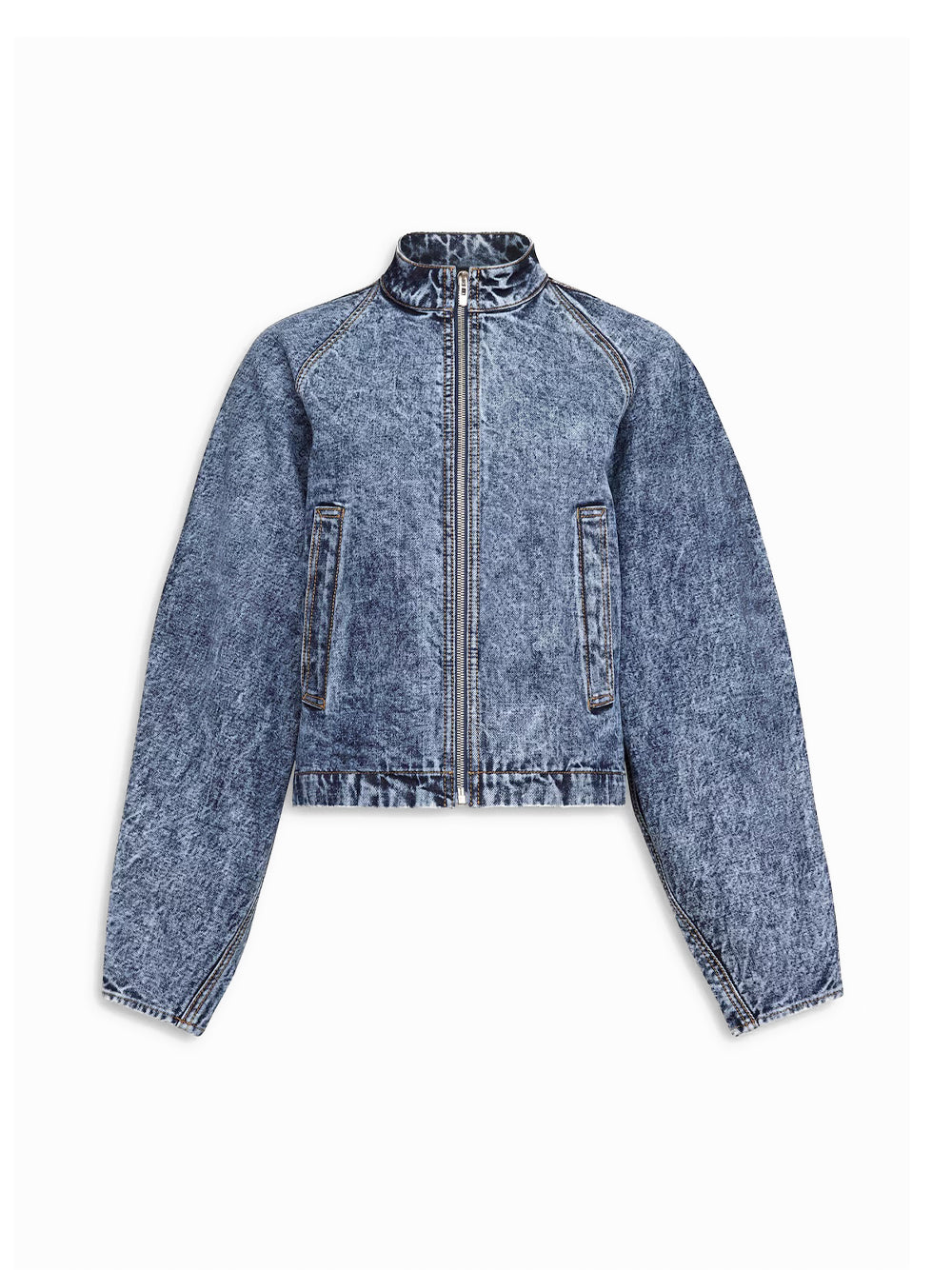 ALAIA | Round Denim Racing Jacket – Kirna Zabête