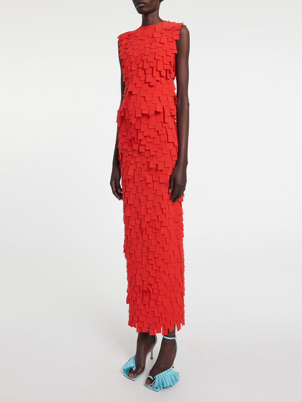 Ribbon-Fringed Top